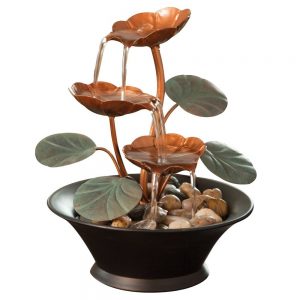 Bits-and-Pieces-Indoor-Water-Lily-Water-Fountain
